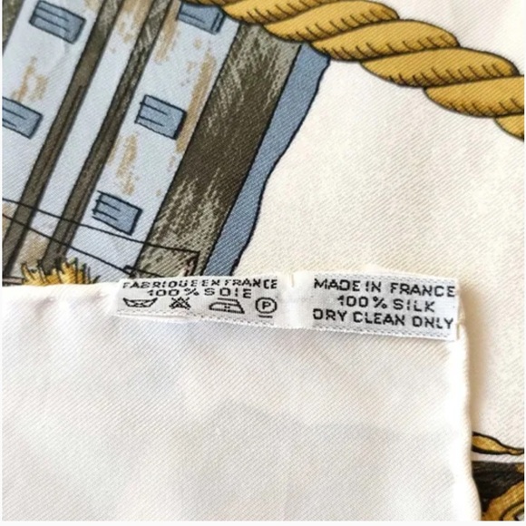 HERMES MARINE ET CAVALERIE SCARF - Picture 6 of 7